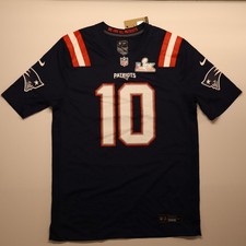 New England Patriots Drake Maye Nike NFL Super Bowl Jersey - Size Large Men NWT picture