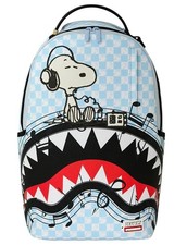 🔥🔥 Sprayground PEANUTS SNOOPY TUNED UP & TUNED OUT BACKPACKBlack Blue Bookbag picture
