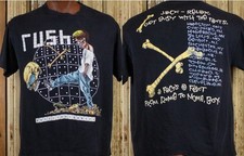 Rush Roll The Bones Pushead Concert black short sleeve tee QT7468 picture