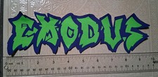 Exodus Band Fabulous Disaster BIG LOGO Woven Patch Sew On Thrash picture