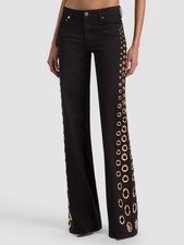 alice olivia ROXIE GROMMET JEAN $ 795 Size 27 picture