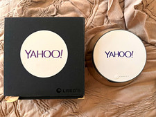 Vintage Yahoo Corporate Promo Solar Power Bank Charger Leed's Swag  picture