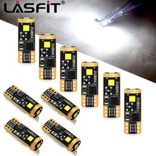 10x Lasfit T10 168 194 LED License Plate Light Bulb Interior Bulbs White 6000K picture