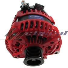 HIGH OUTPUT 300 AMP RED ALTERNATOR 6 PHASE HAIRPIN FOR CHEVY GMC CADILLAC TRUCK picture