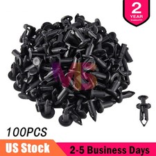 100PCS 8mm Push ATV Fender Clips Body Rivets Fasteners Clamps for Honda Rancher picture