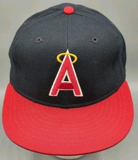 1970s Authentic Team Issued MLB California Angels New Era CAP Size 7 3/8
