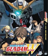 Mobile Suit Gundam Wing: DVD Vol.1-49 End+Endless Waltz Movie Anime Set Eng Dub picture