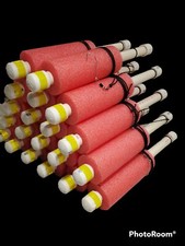 Cajun Catfish Jugline fishing Noodle Jugline Lot of 30 Red Weighted picture