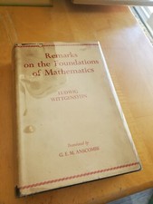 Remarks on the Foundations of Mathematics, 1956, 1st ed, Ludwig Wittgenstein picture