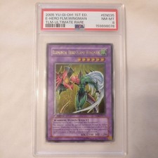 2005 YU-GI-OH TLM-THE LOST MILLENNIUM #EN035 ELEMENTAL HERO FLAME WINGMAN PSA 8 picture