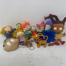 Rugrats Action Figures Dolls Keychain Lot of 10 Nickelodeon 90s Vintage Mixed picture