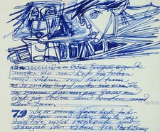 Hans Orlowski 1894-1967 Insterburg Berlin / 4 Drawings Angel Star Psalm 78 picture
