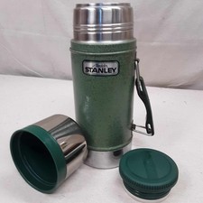 Vintage 1997 Aladdin Stanley Thermos A-1350B 24oz Green Wide Mouth USA picture