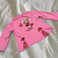 Y2K 2005 Strawberry Shortcake Character Long Sleeve Shirt picture