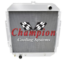 AL Champion 2 Row All Aluminum Radiator for 1968 - 1977 Ford F-Series V8 Engine picture
