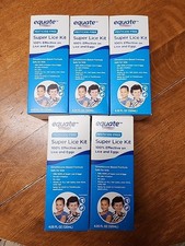 Equate Super Lice Kit Pesticide Free Lice and Eggs Treatment 4.05 fl oz LOT of 5 picture