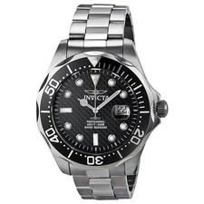 Invicta Pro Diver Black Dial Stainless Steel Men's Watch 12562 picture