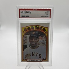 1972 Topps - Willie Mays #49 PSA 7 NM (OC) picture