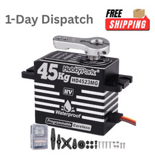 ..HobbyPark 45KG Waterproof Metal Gear Digital RC Servo 180° For 1/8 1/10 RC Car picture