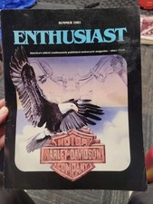 Summer 1981 Harley Davidson Enthusiast Magazine Hog Chopper Motorcycle AMF AMA picture