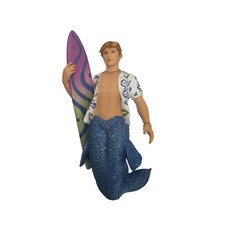 RARE December Diamonds Surfer Dude Merman Ornament Christmas new in box picture