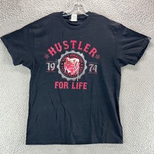 Vintage Hustler Shirt Mens L Streetwear Rap Hip Grunge Tee Hippie Y2K 90s picture