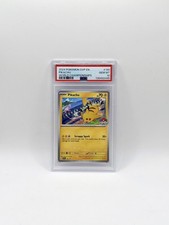 Pokémon Pikachu 2024 SVP-190 en World Championships Stamped Promo PSA 10 picture