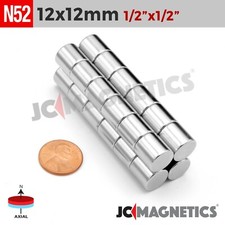 12mm x 12mm N52 Super Strong Rare Earth Neodymium Magnet Disc Cylinder 12x12mm picture