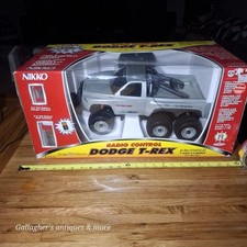 Rare NOS Vintage Nikko Dodge Ram 6x6 T-Rex RC Truck Unused Large 1:12 Scale Box picture