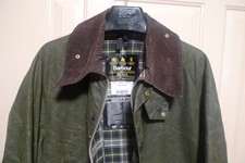 BARBOUR - A100 BEDALE WAXED  COTTON JACKET - SAGE - MADE IN ENGLAND - 48 picture