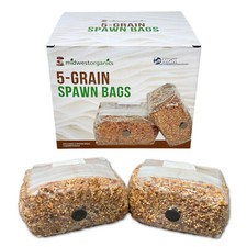 Premium 5-Grain Mushroom Spawn Bags | Sterilized Grain Bags | Injection Ports picture