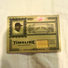 Donruss/Playoff 2005 Playoff Prime Cuts Willie Mays Giants Timeline T-8 /50 picture