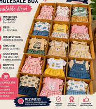 SHEIN Kids Clothing Lot Wholesale Box Boys & Girls 0-10Y Multicolor Cotton picture