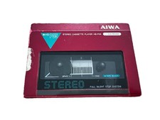 Vintage  RED AIWA HS-P05 portable cassette player Walkman | UNTESTED- For Parts  picture
