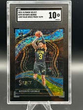 2023-24 Select #295 Keyonte George Light Blue Disco Prizm #/99 SGC 10 POP 2 picture