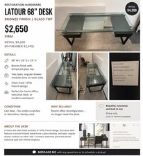 Restoration Hardware Latour 68” picture
