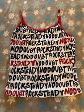 VTG RARE No Doubt Gwen Stefani ROCK STEADY Tank Top Camisole OSFM picture