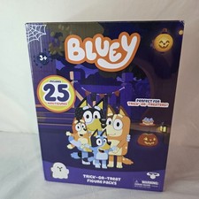 Bluey Trick-or-Treat Figure Packs 25 Mystery Packs. New In Box Opened For Photo picture