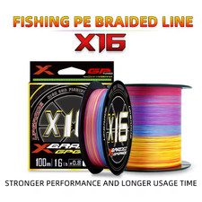 YGK G-Soul X16 Braided Fishing Line 16 Strand Multicolor PE 100M Saltwater picture