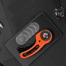 Rotary Cutter With 5 45mm Blade Sewing Quilters Fabric Leather Cutting Tool Set picture