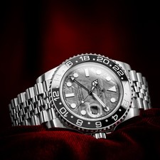 Rolex GMT-Master II Gray Meteorite Bruce Wayne Jubilee 116710LN Box & Papers picture