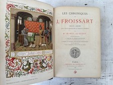 Les Chroniques De J. Froissart 1881 picture