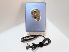 SONY WM-EX621 Walkman Cassette Player Blue New Belt Tested Works - from Japan picture