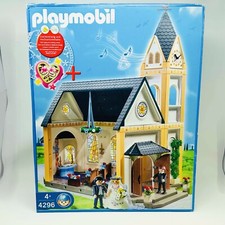Playmobil Church Wedding Play Set #4296 Brand  New In Box Never Opened Vintage picture