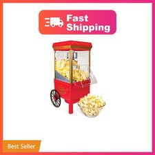 Nostalgia Vintage Hot-Air Popcorn Maker Machine - Makes Up to 12 Cups - Oil-F... picture