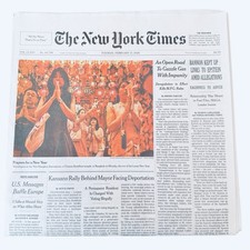 The New York Times Newspaper February 17 2026 Robert Duvall 1931-2026 Complete picture