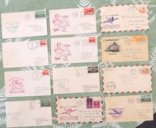 VINTAGE US FIRST FLIGHT COVERS AND OTHERS-LOT OF 35 picture