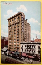 Vintage Postcard 1920s Photo Hotel Savoy Building View Seattle Washington picture