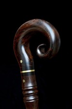 ART-Wooden walking stick hand carved stylish handmade wooden walking cane picture