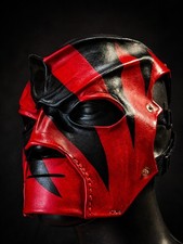 WWE Leather Kane 1997 Wrestling Mask Replica Wwf Custom *Made to Order* picture
